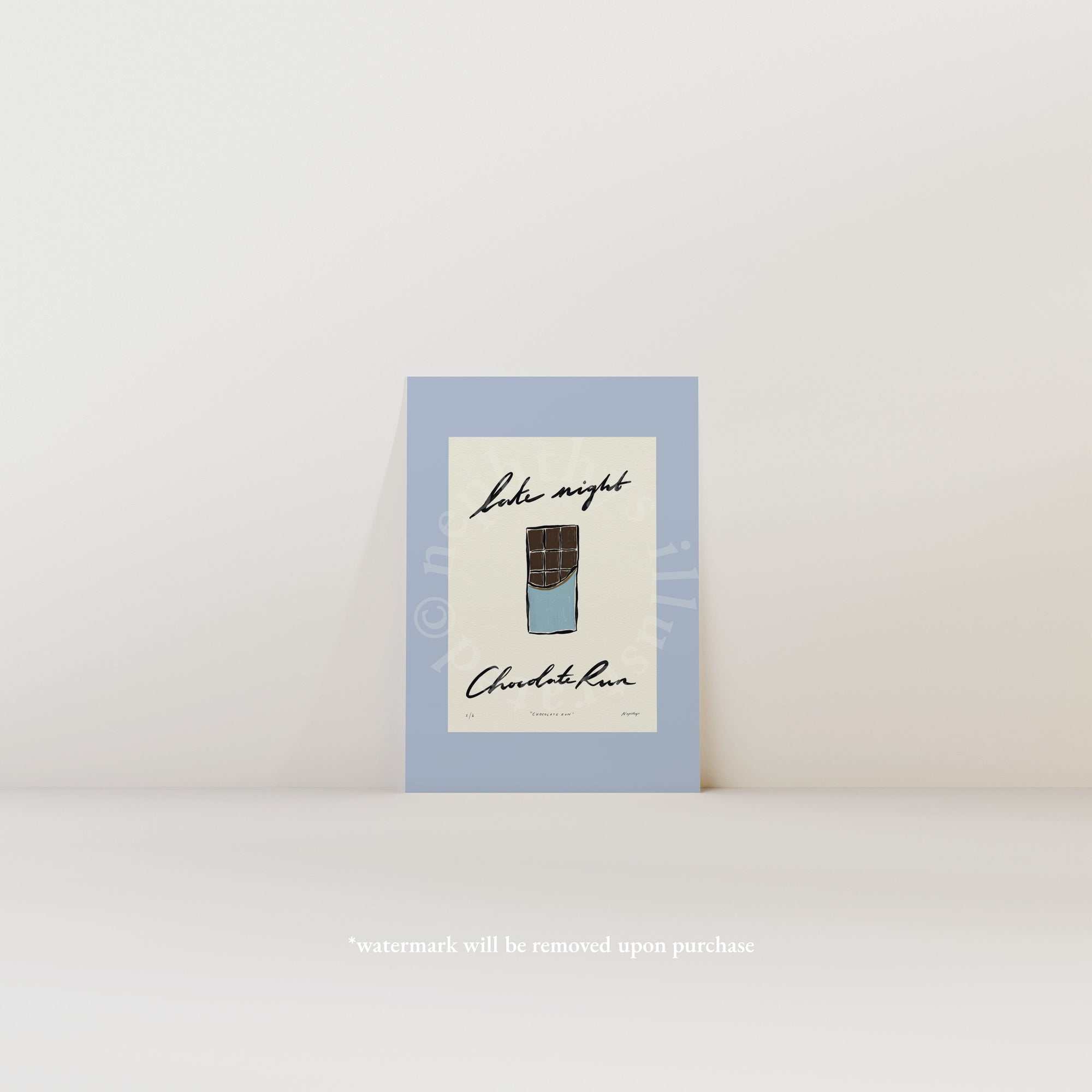 Late Night Chocolate Run Print