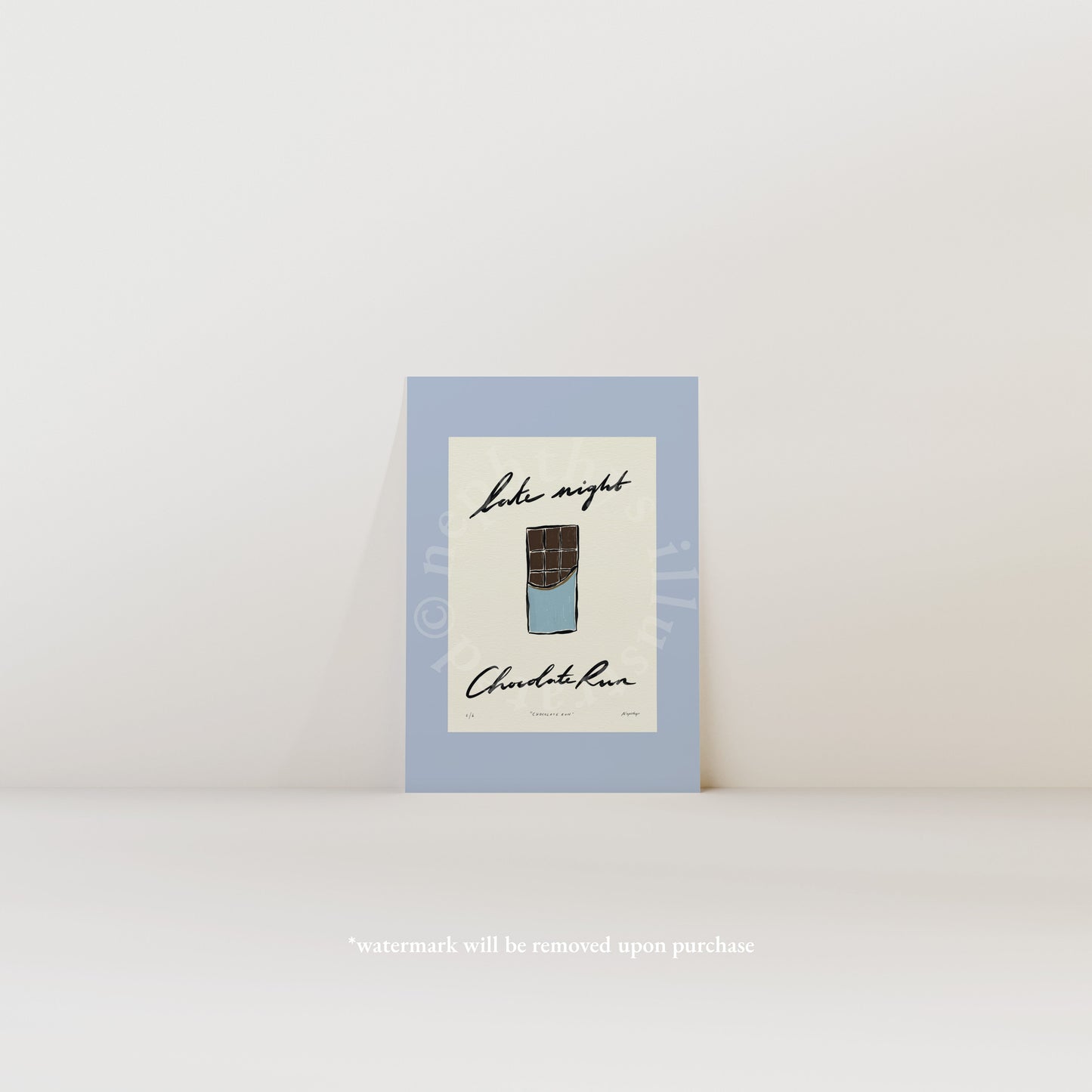 Late Night Chocolate Run Print