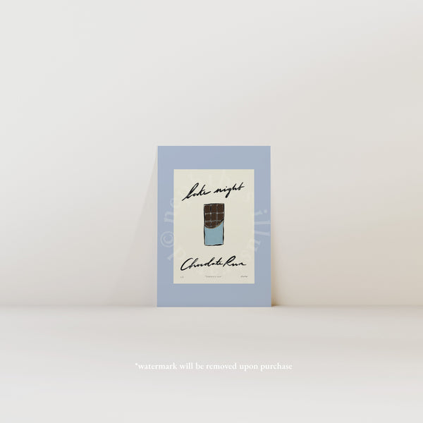 Late Night Chocolate Run Print