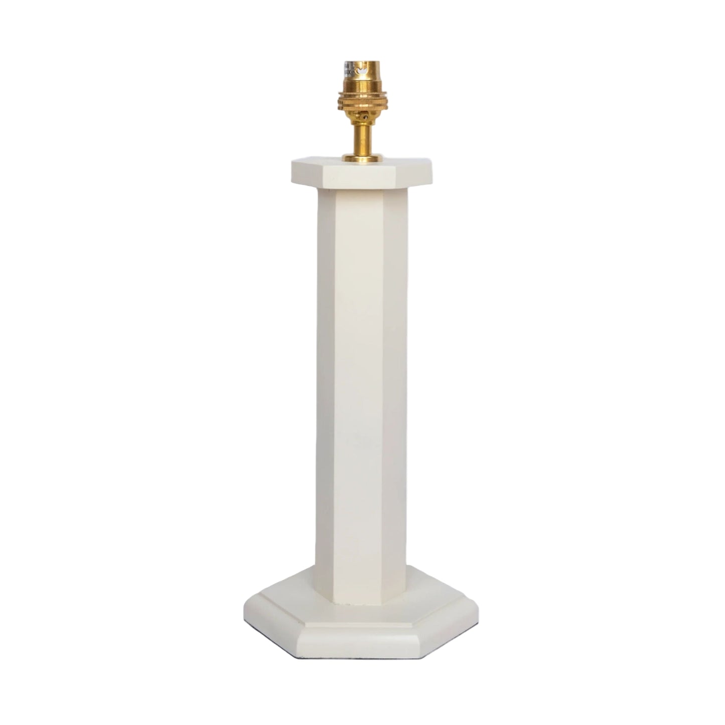 Hexagon Bedside Lamp - Oyster White (US)