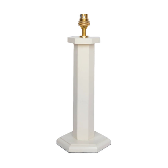 Hexagon Bedside Lamp - Oyster White (US)