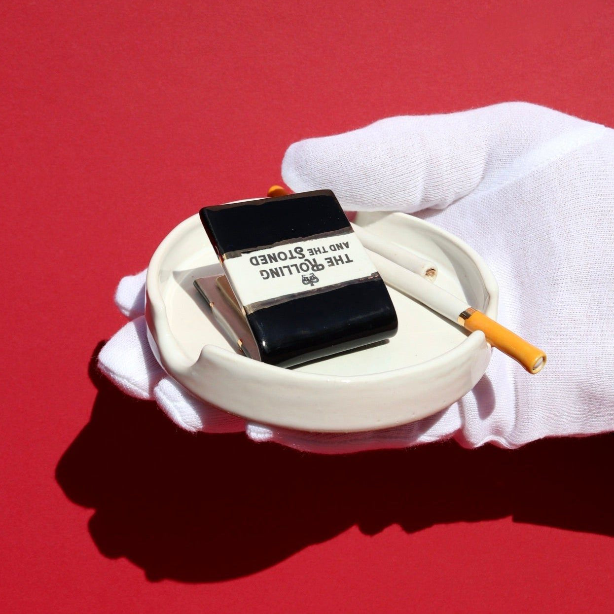 Black Matchbook Ashtray