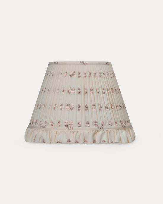 The Embroidered Cotton in Chestnut