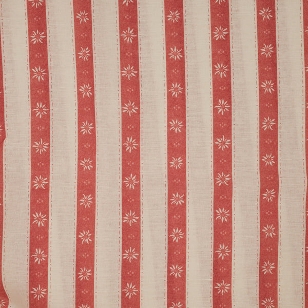 Edelweiss Stripe - Raspberry Red