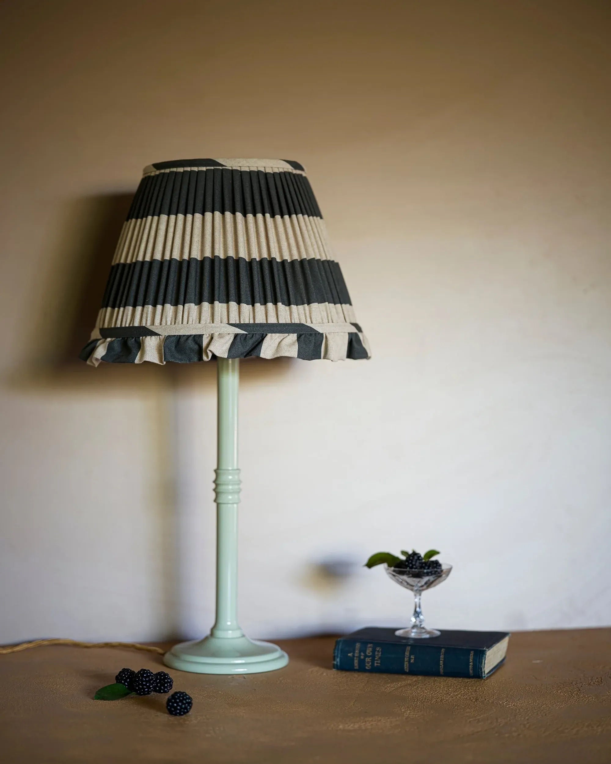 The Lacquered Lampstand in Hellebore