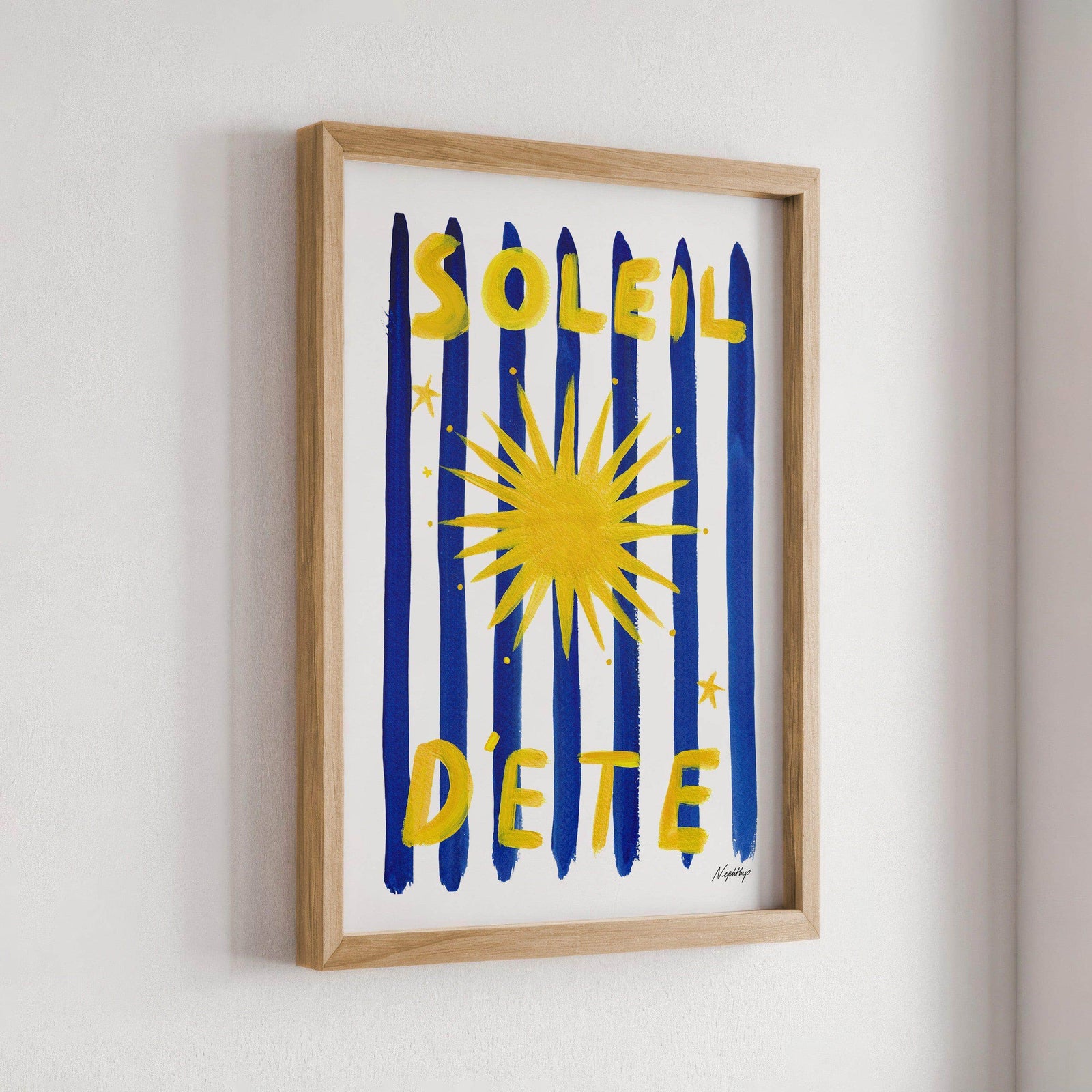 Soleil D'été Print