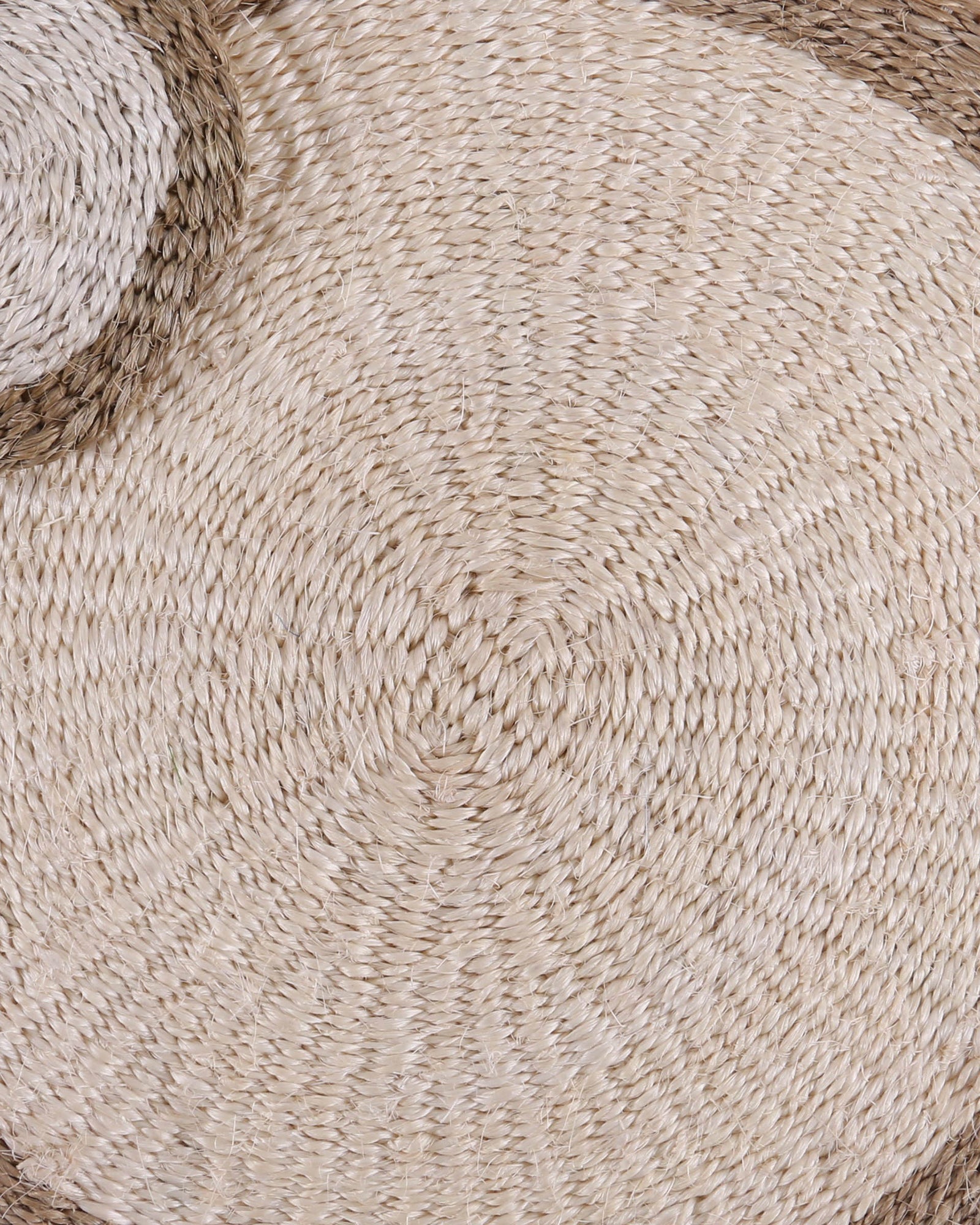 CHANGA: Natural and Light Taupe Woven Circular Placemat
