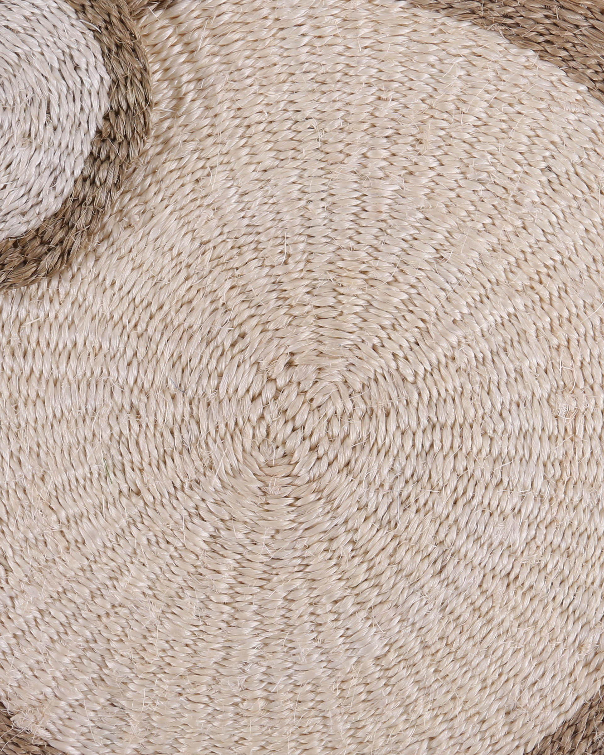 CHANGA: Natural and Light Taupe Woven Circular Placemat