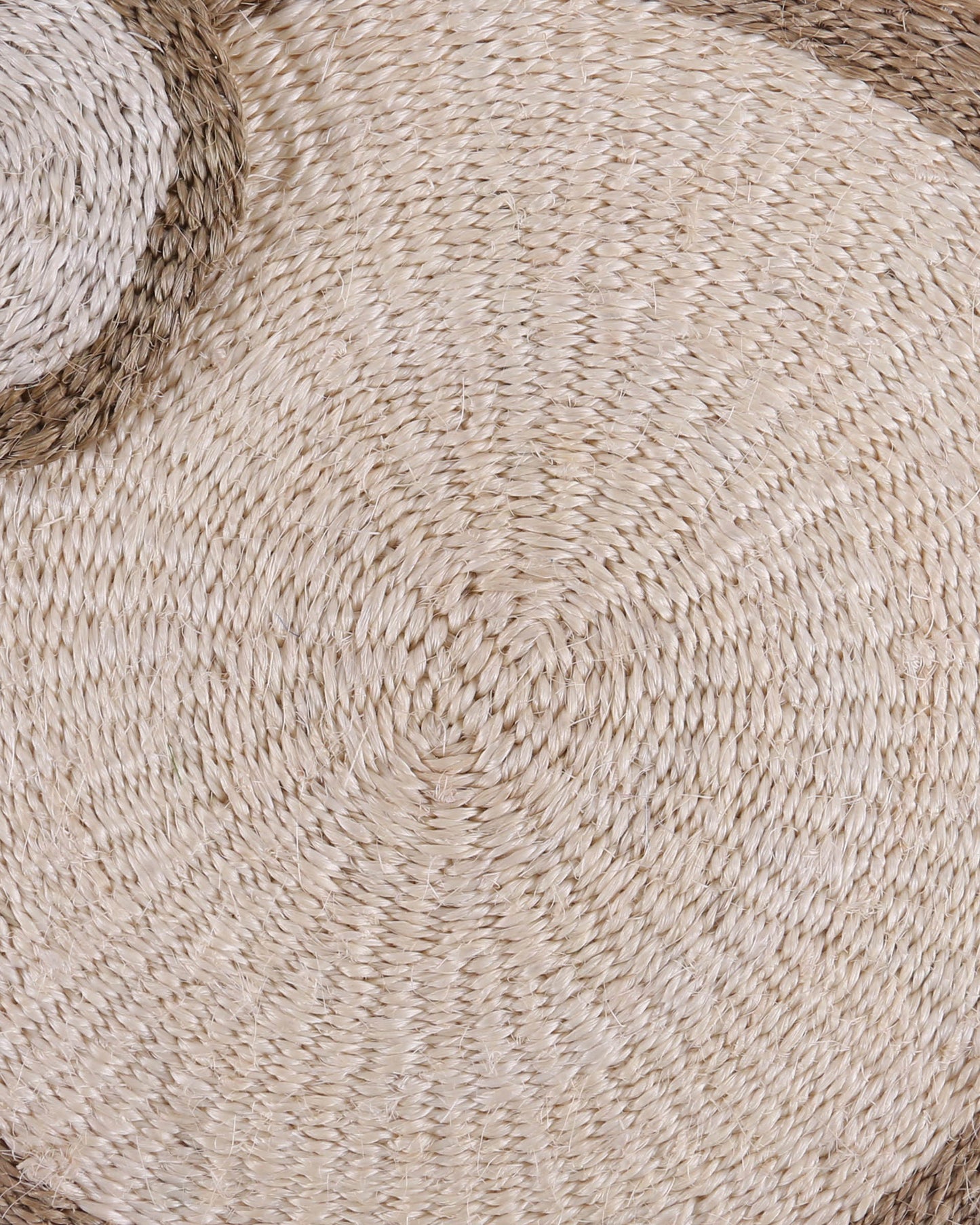 CHANGA: Natural and Light Taupe Woven Circular Placemat