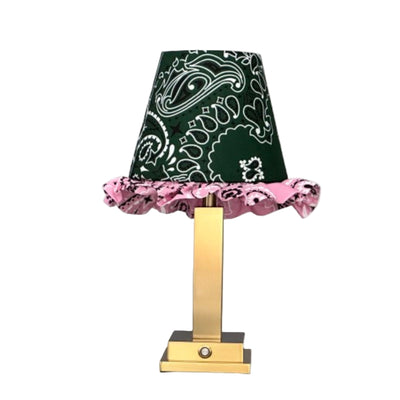 Philia Lamp Green Paisley