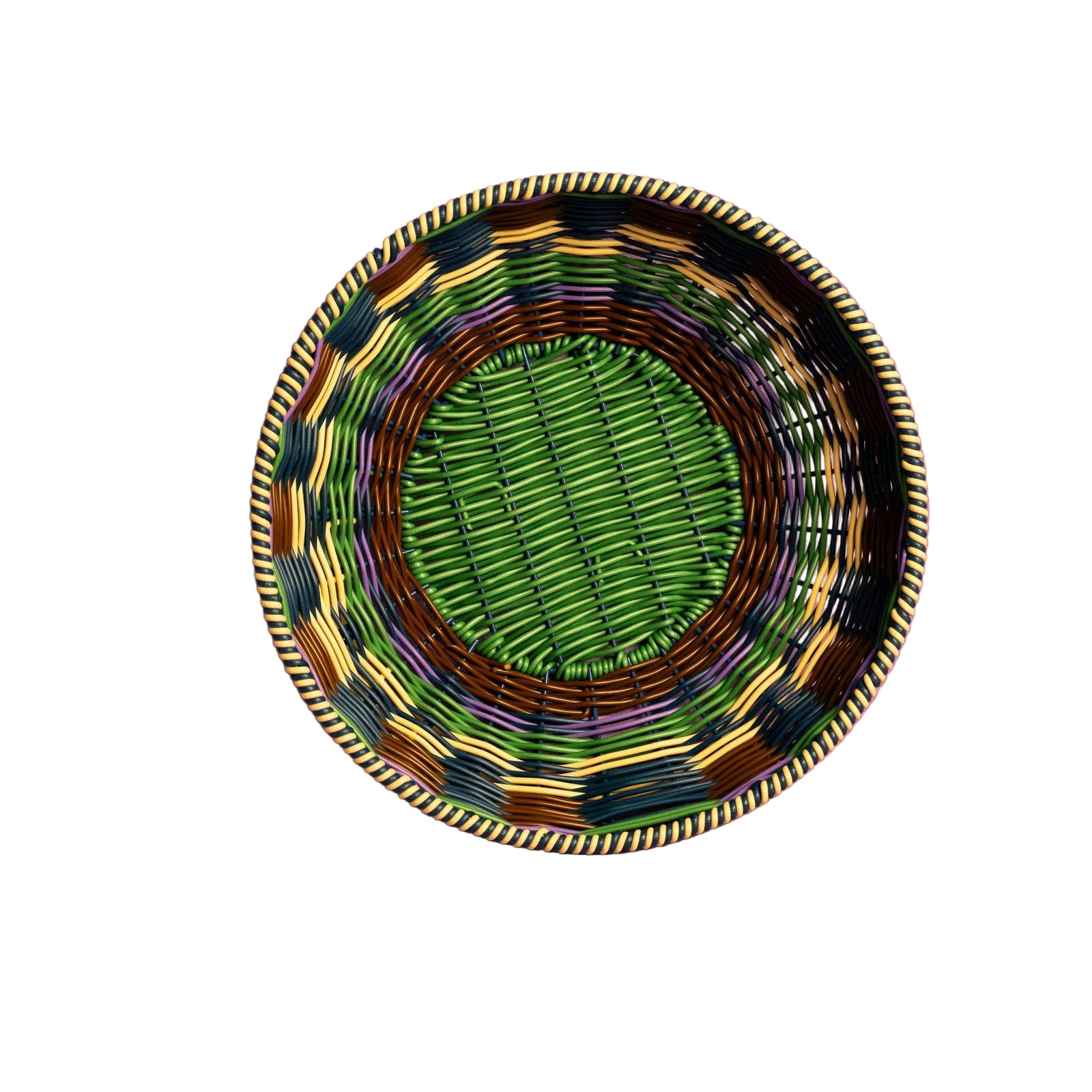 Woven Bowl | Brown & Green