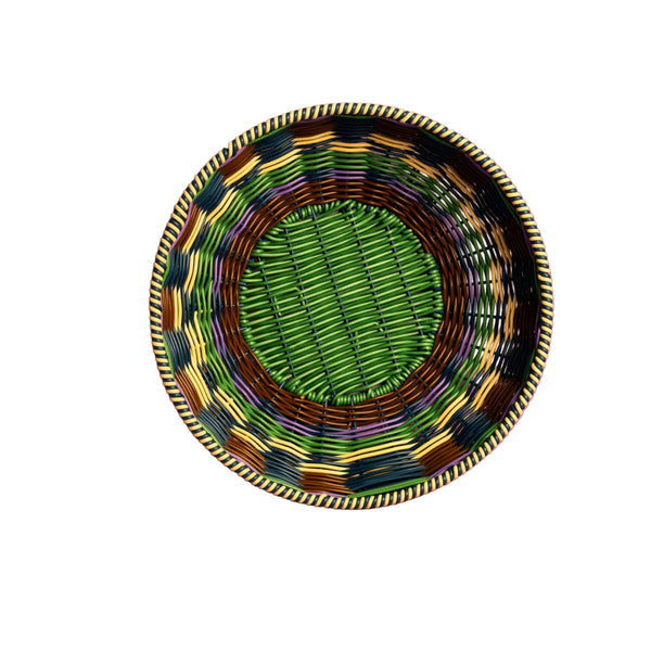Woven Bowl | Brown & Green