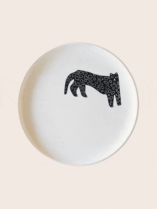 Black Zoo Ceramic Sticker Set