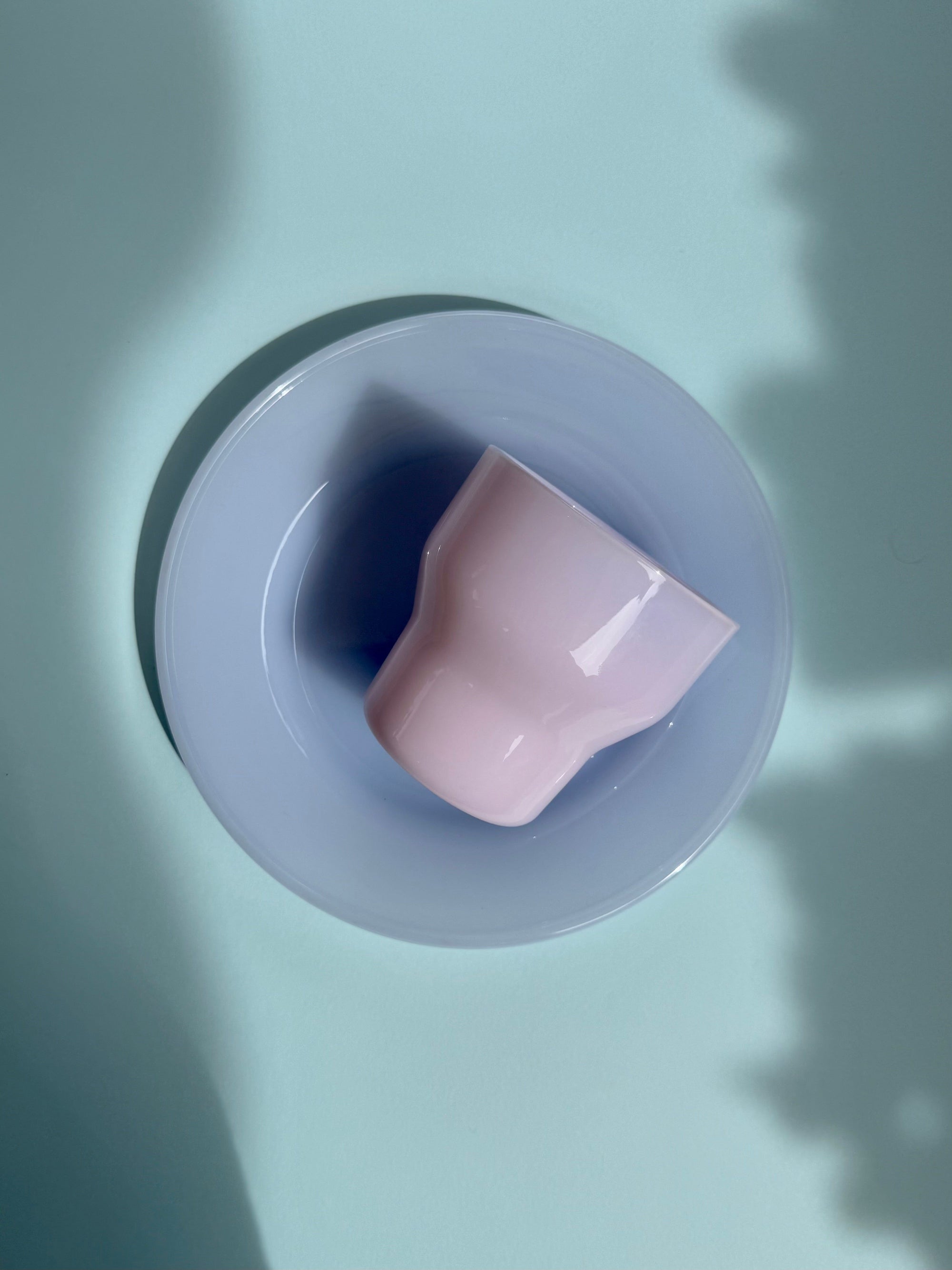 Brisita Glass Cup - Light Pink