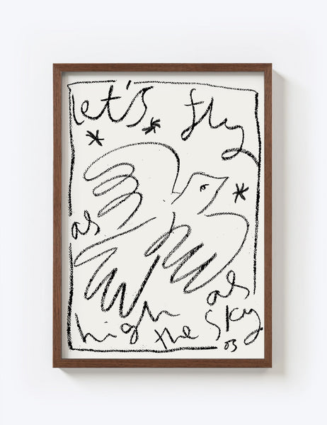Let's Fly Print
