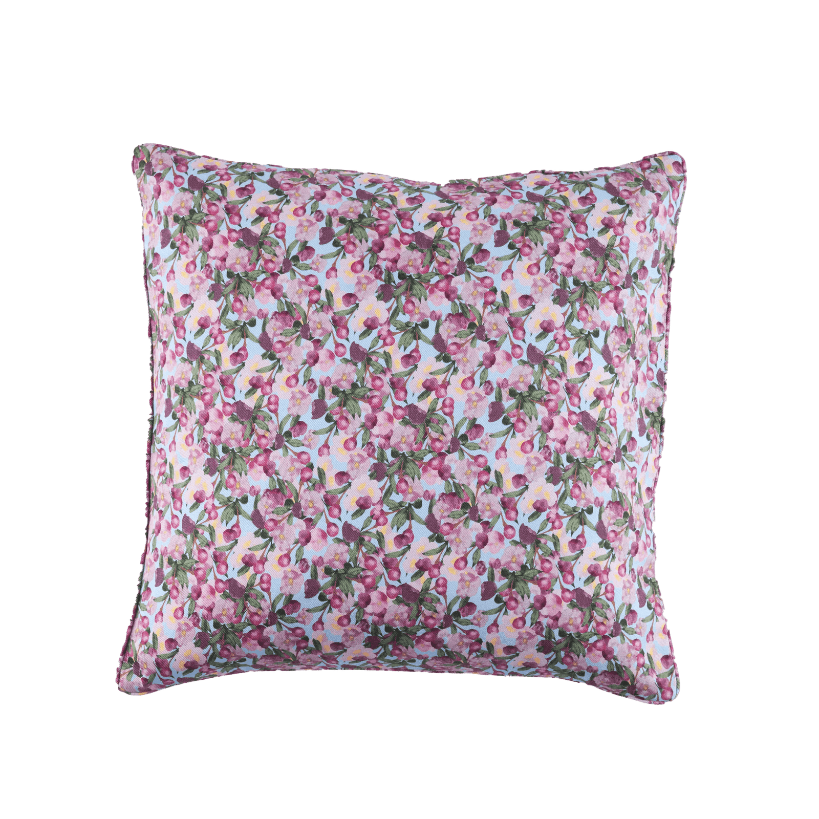 Romance is Dead Blue Square Cushion Cover