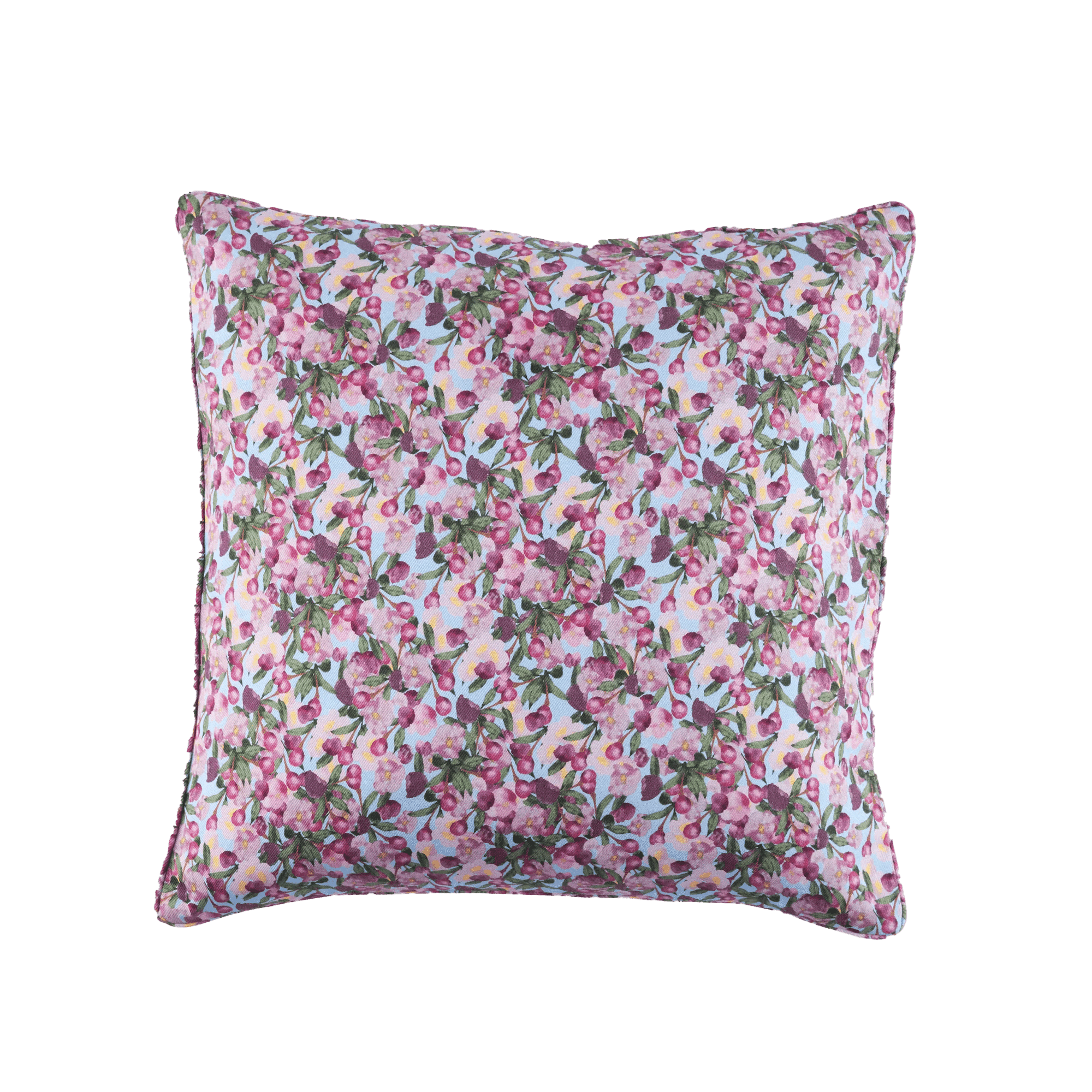 Romance is Dead Blue Square Cushion Cover