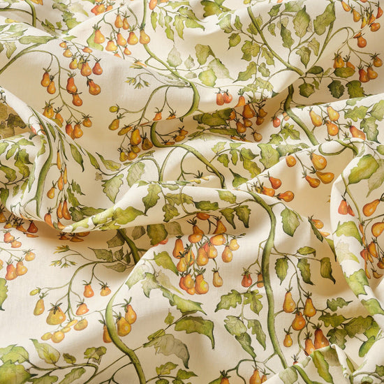 Yellow Tomato Vine Fabric