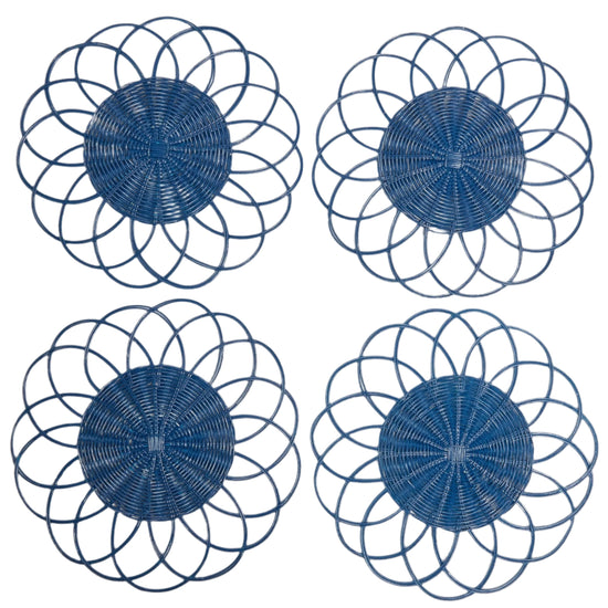 Dark Blue Cabana Placemats (set of 4)