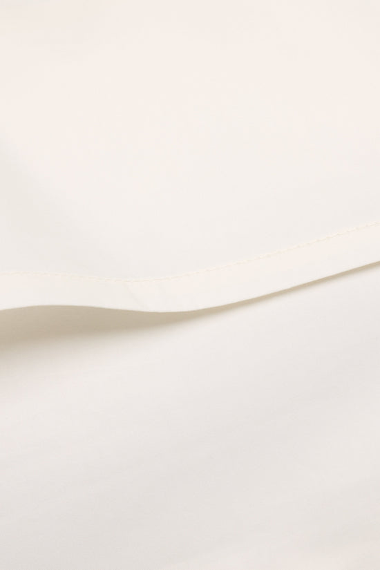 Percale Organic Cotton Pillowcases - Iridescent Ivory