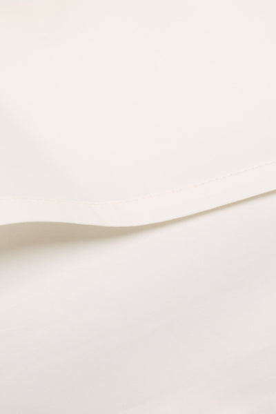 Percale Organic Cotton Pillowcases - Iridescent Ivory