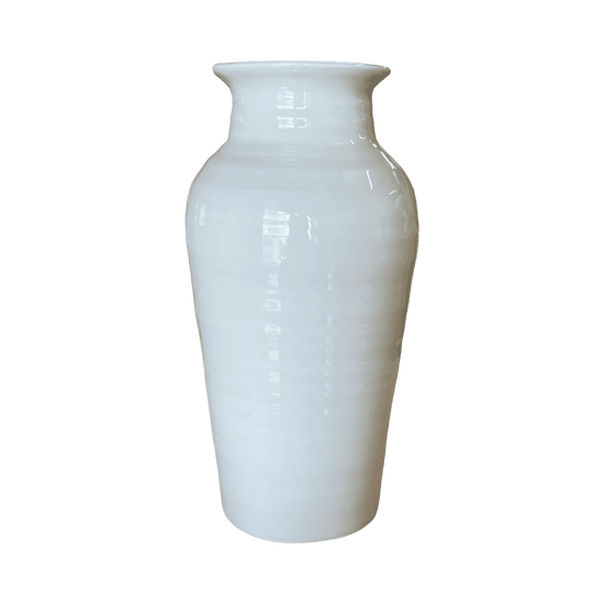 White Stoneware Vase #2