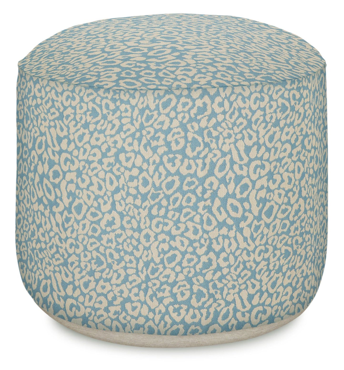 Outdoor Pouf Maya Ice & Ecru