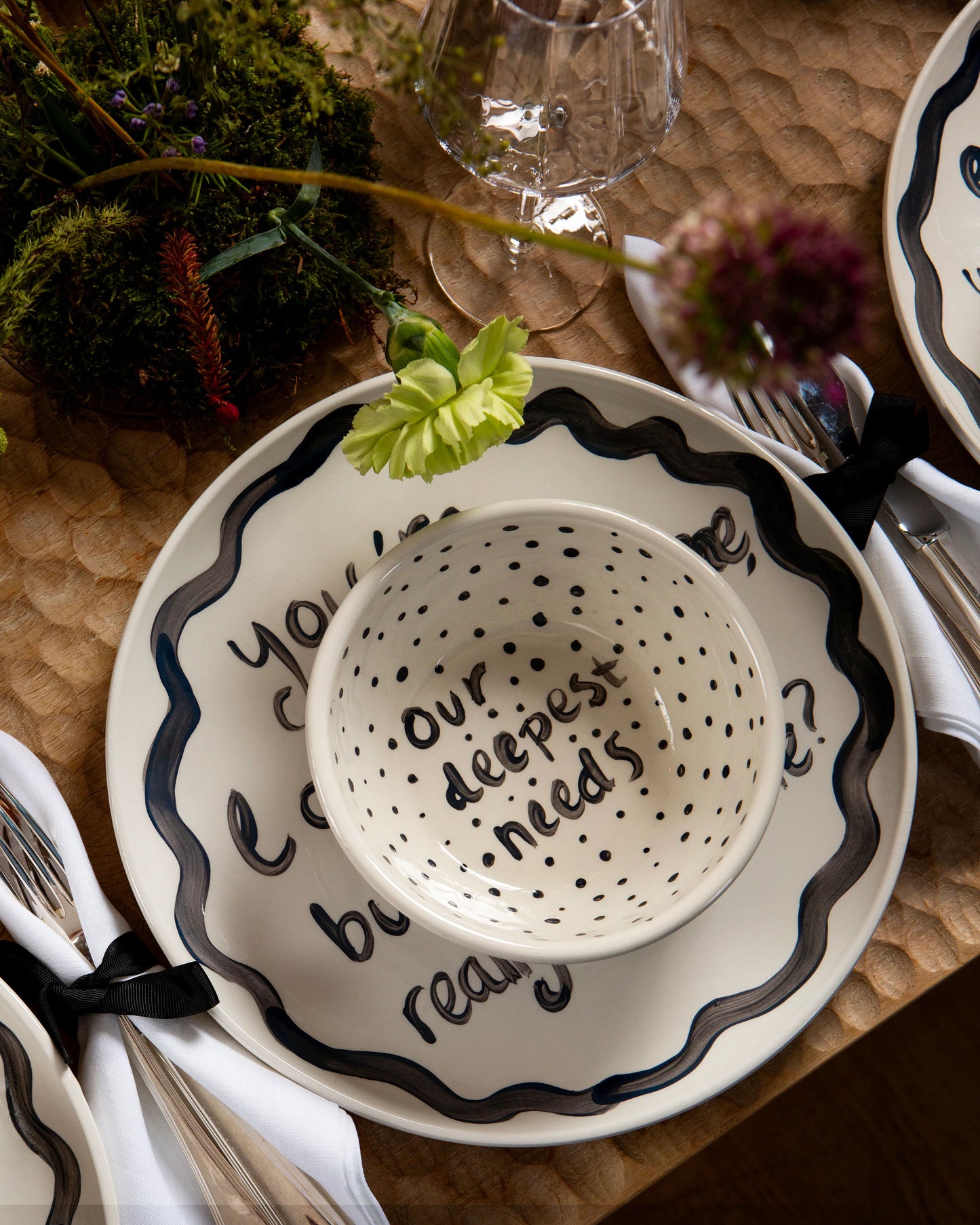 "Our Deepest Needs" Hand Painted Bowl 7/12