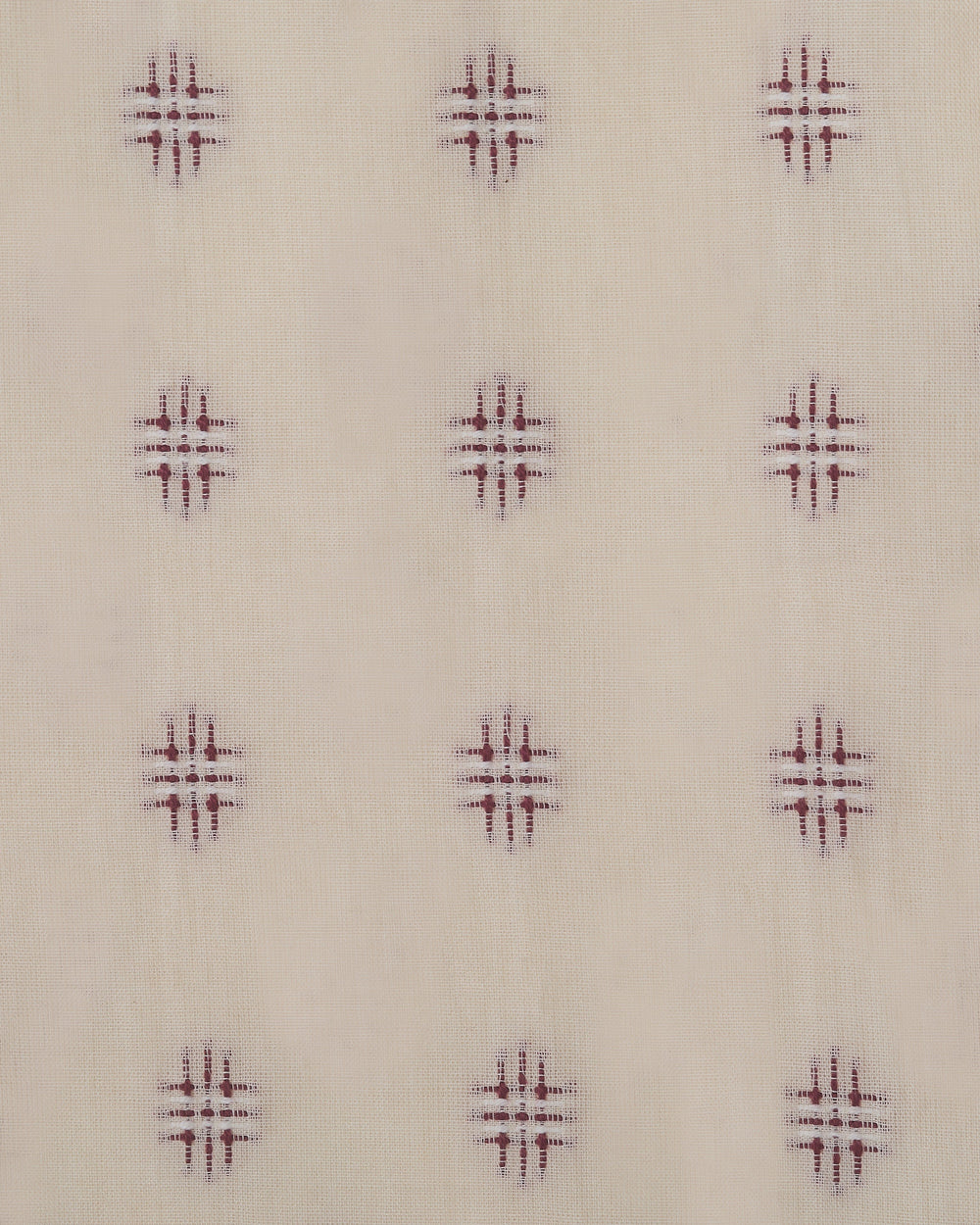 The Embroidered Cotton in Damson