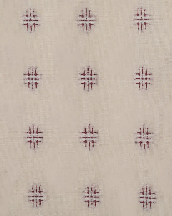 The Embroidered Cotton in Damson