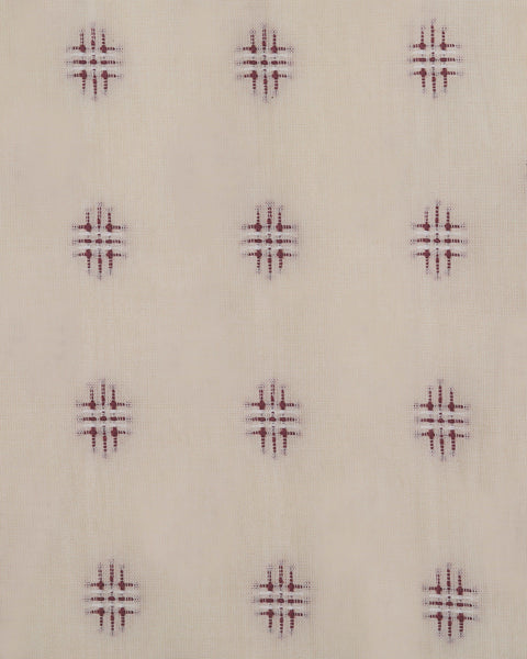 The Embroidered Cotton in Damson