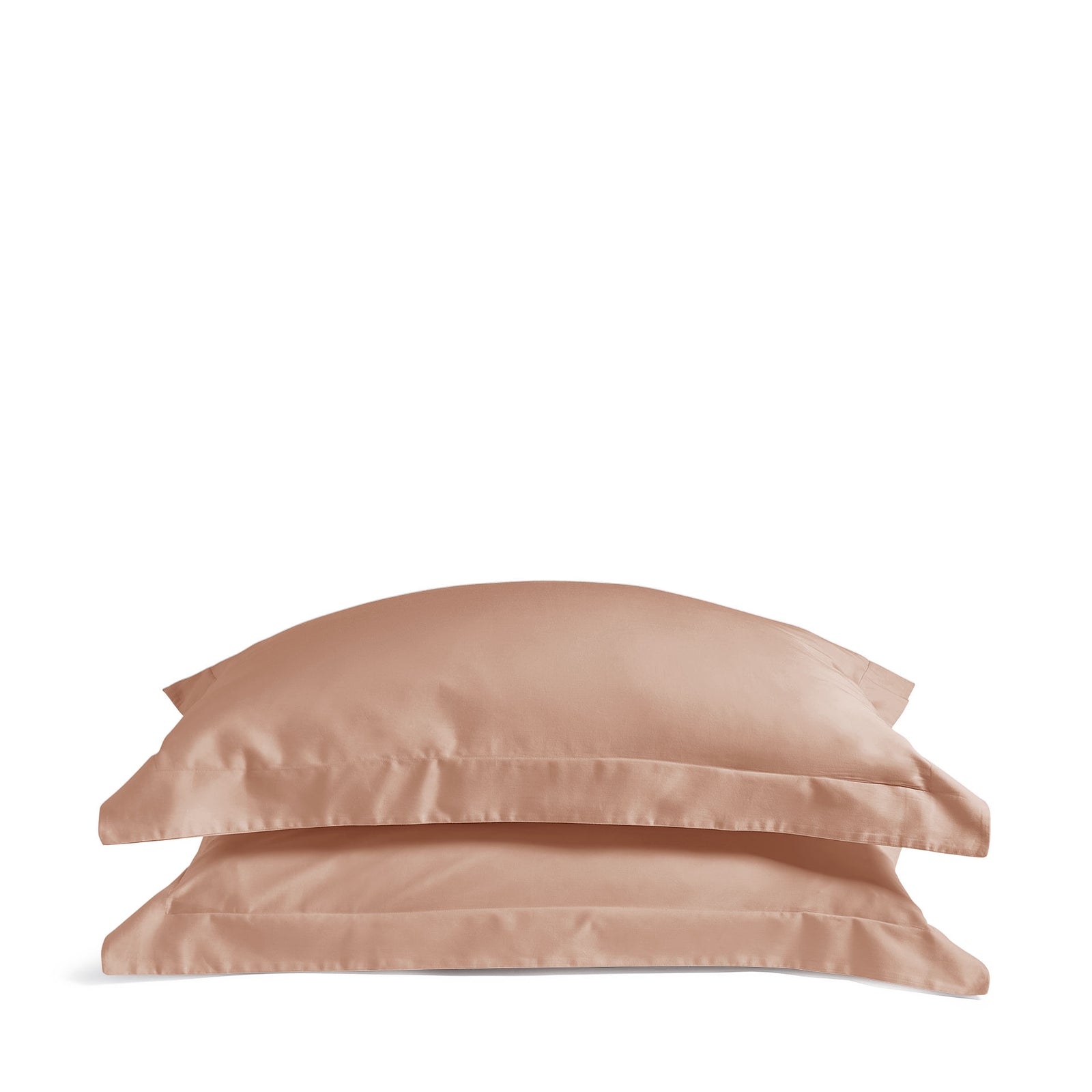 Luxury Organic Clay Pink Edged Pillowcases