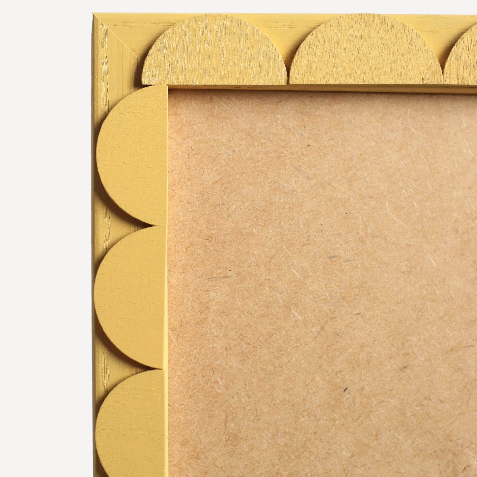 Citrine Stained Scallop Frame