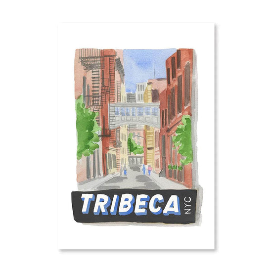 Tribeca NYC Matchbook Print