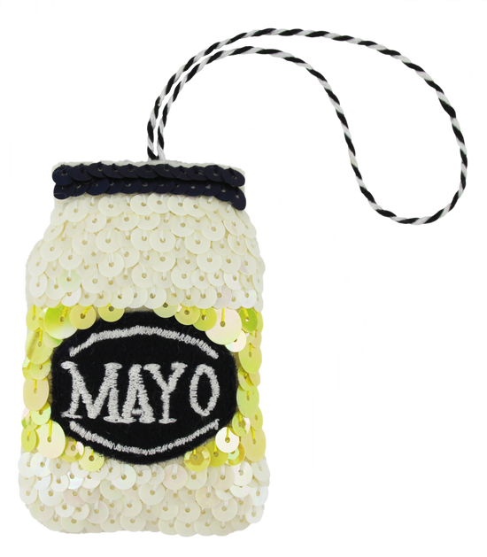 Mayonnaise Sequin Hanging Ornament