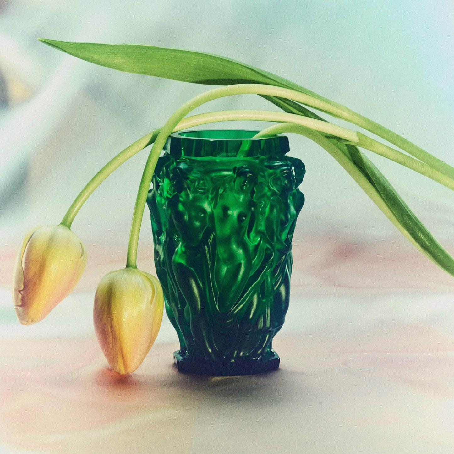 Michael Vase Emerald