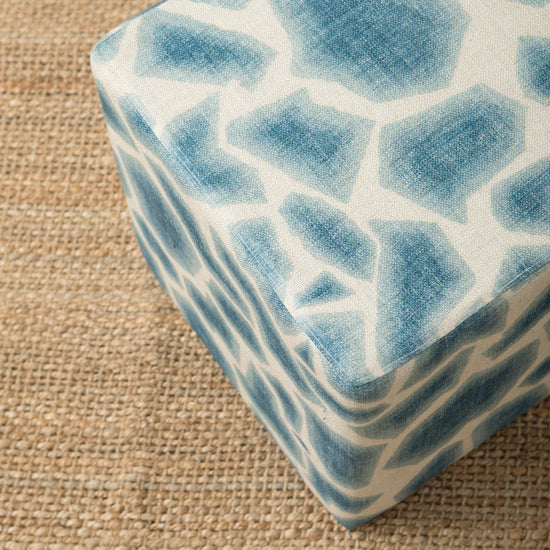 Llanes Calobra Blue Pouf