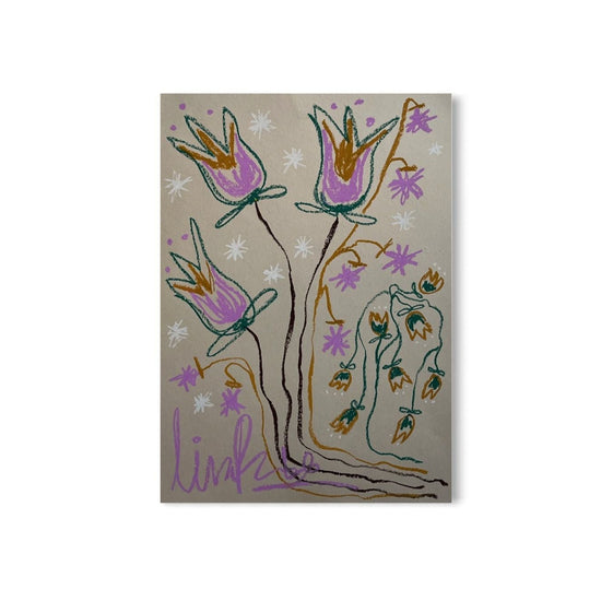 Multi-Colored Floral | Original Painting A3