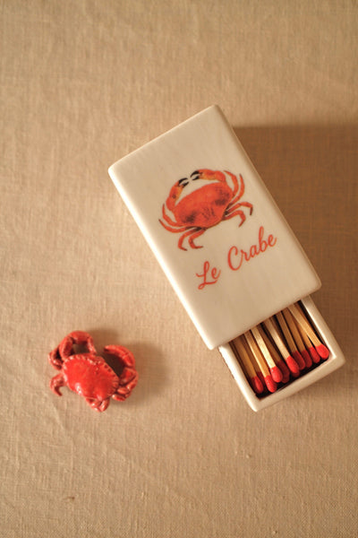 ‘Le Crabe’ Ceramic Matchbox