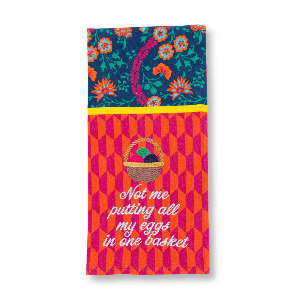 Eggs Basket Dish Towel