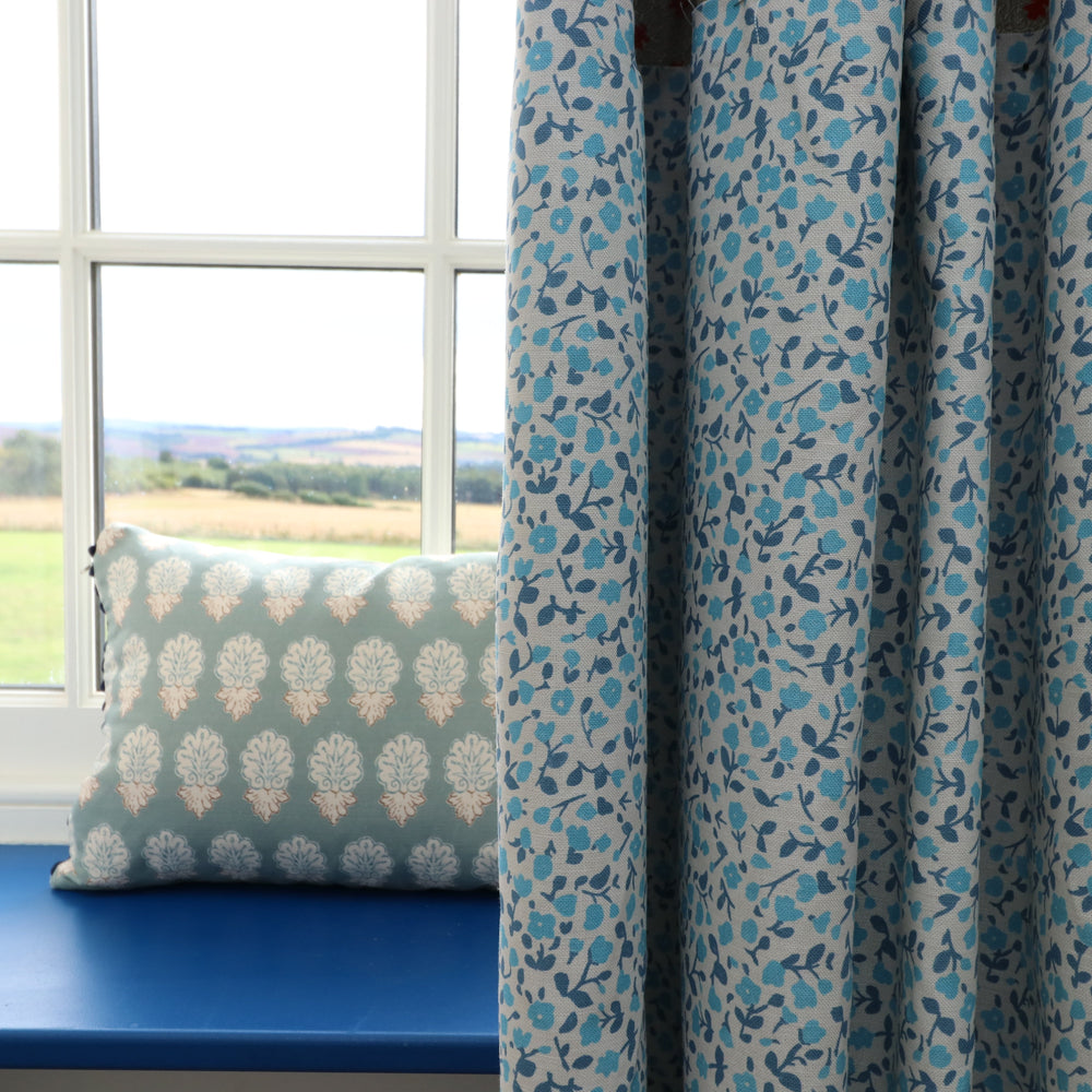 Maison Fleurie - Blossom Two Blues Fabric