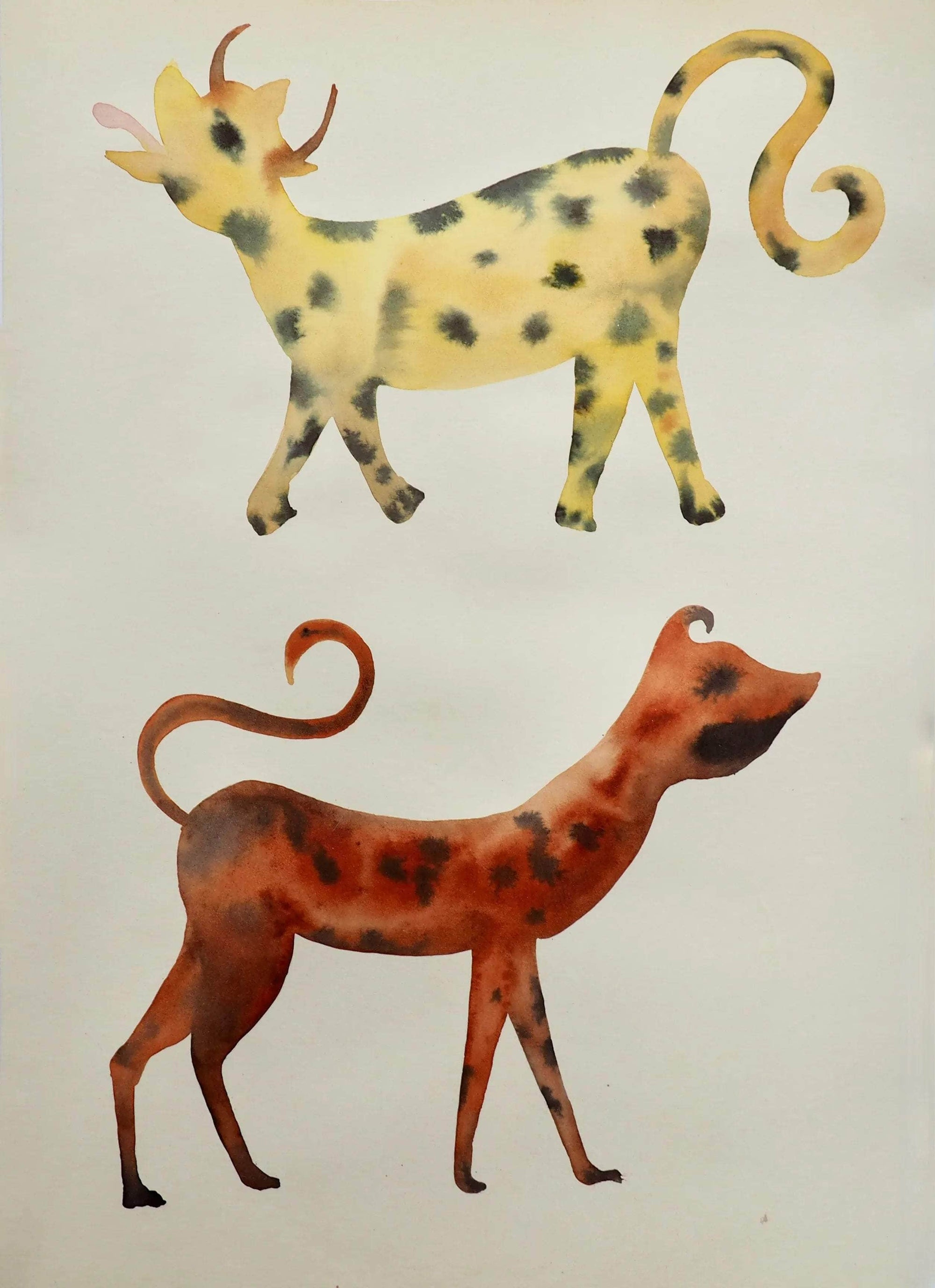 Original Painting Of 2 Mythical Beasts