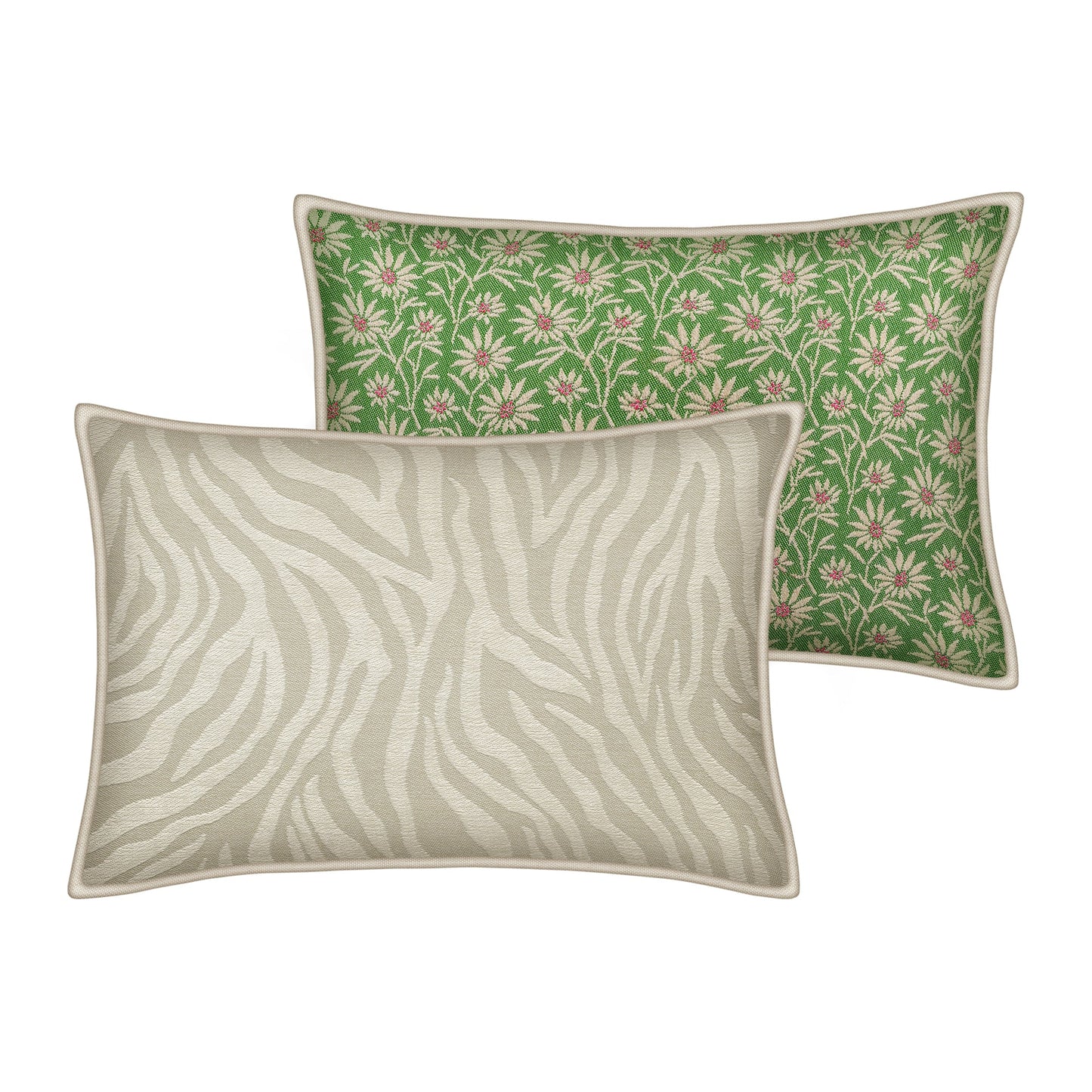 Double Sided Cushion Amina Sand x Mako Grass