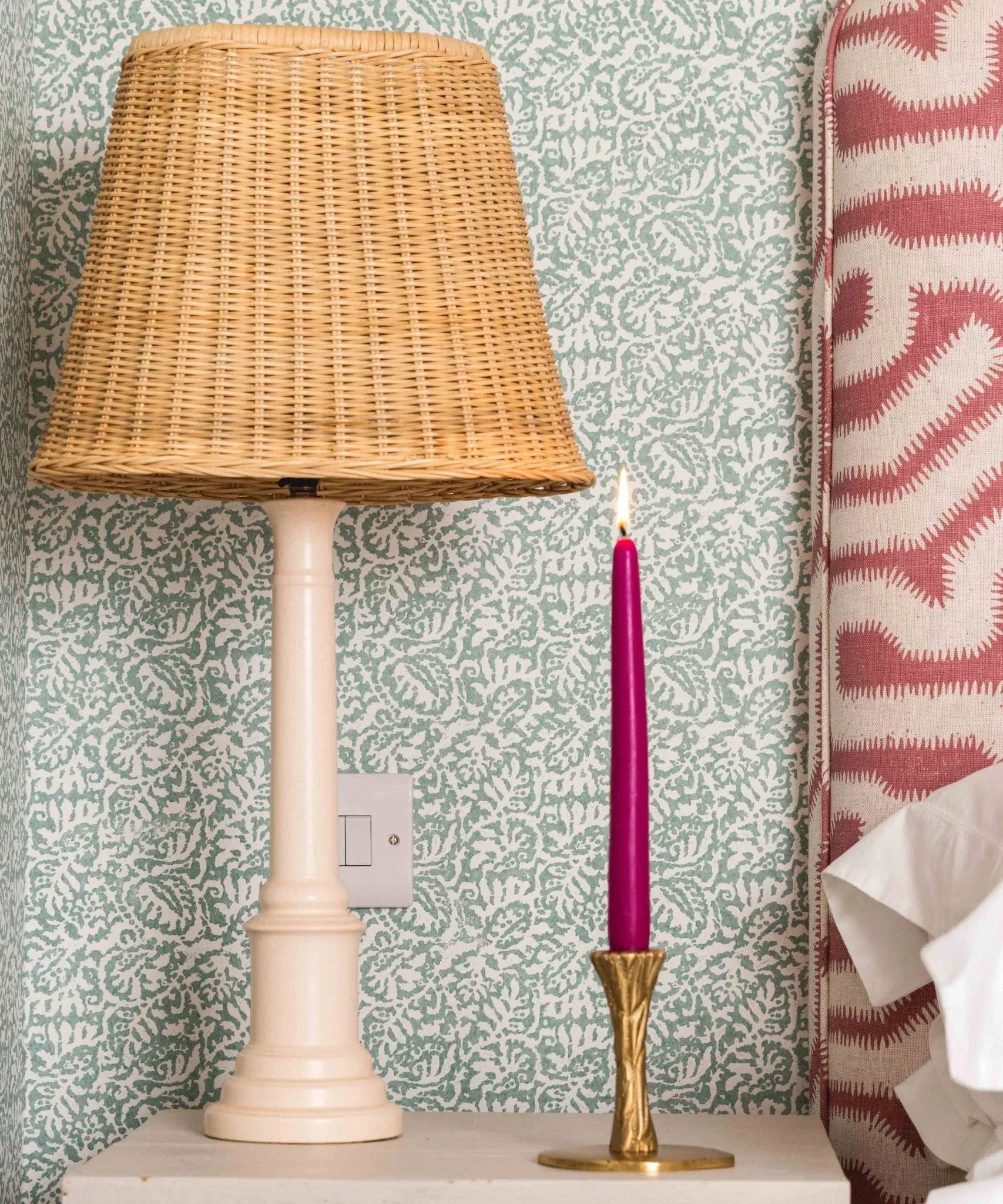 Retro Rattan Lampshade