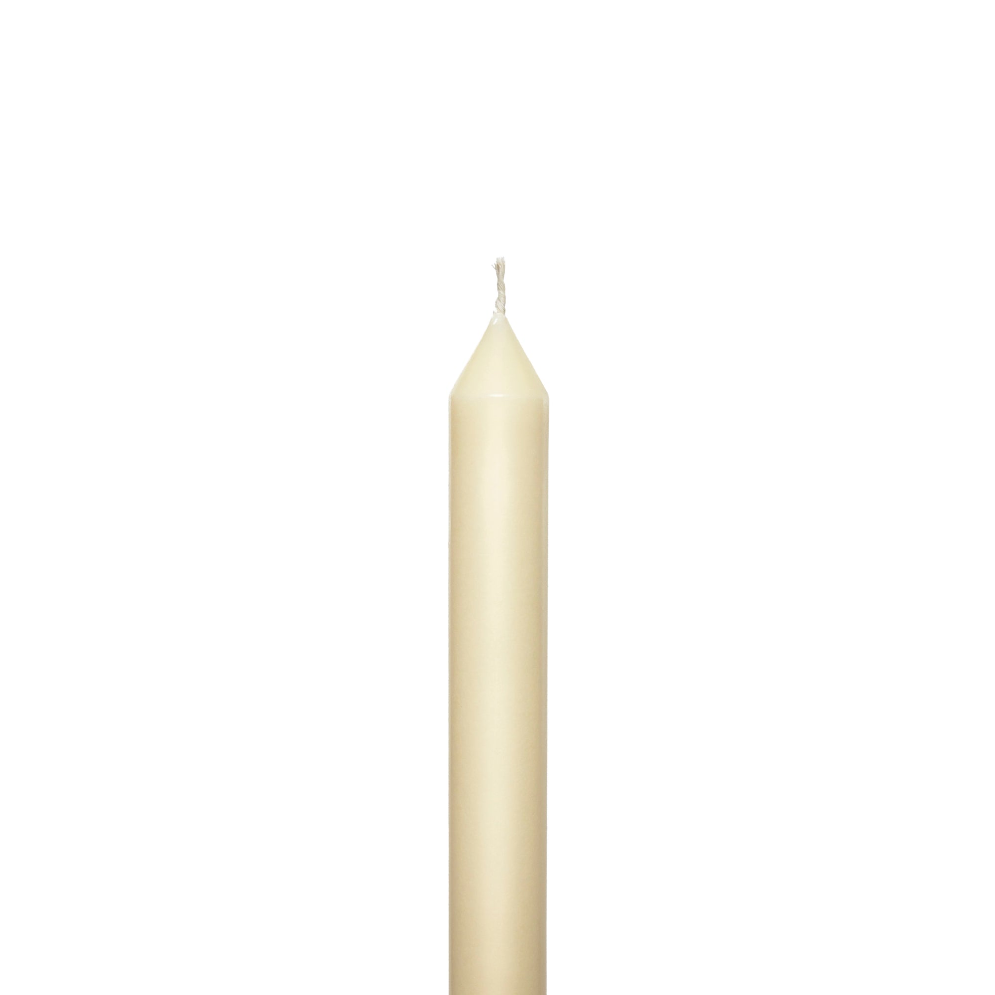 Ivory Tapered METRE Candle Pair