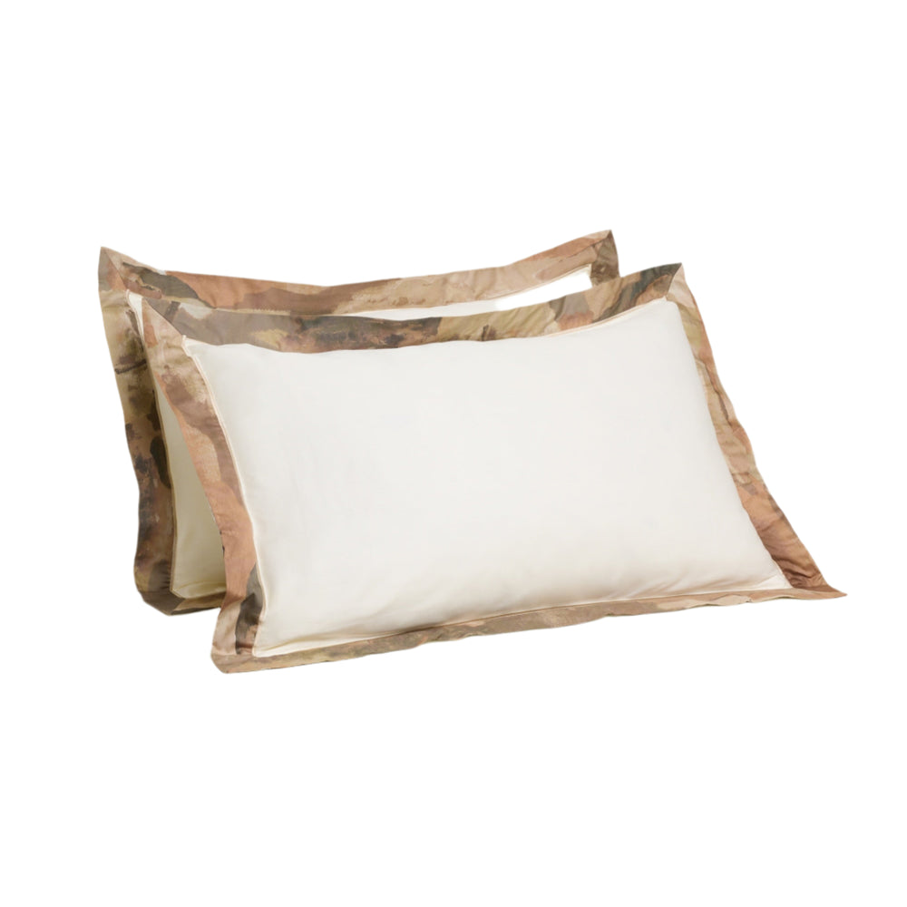 Landscape Pillowcases - Cinnamon Brown