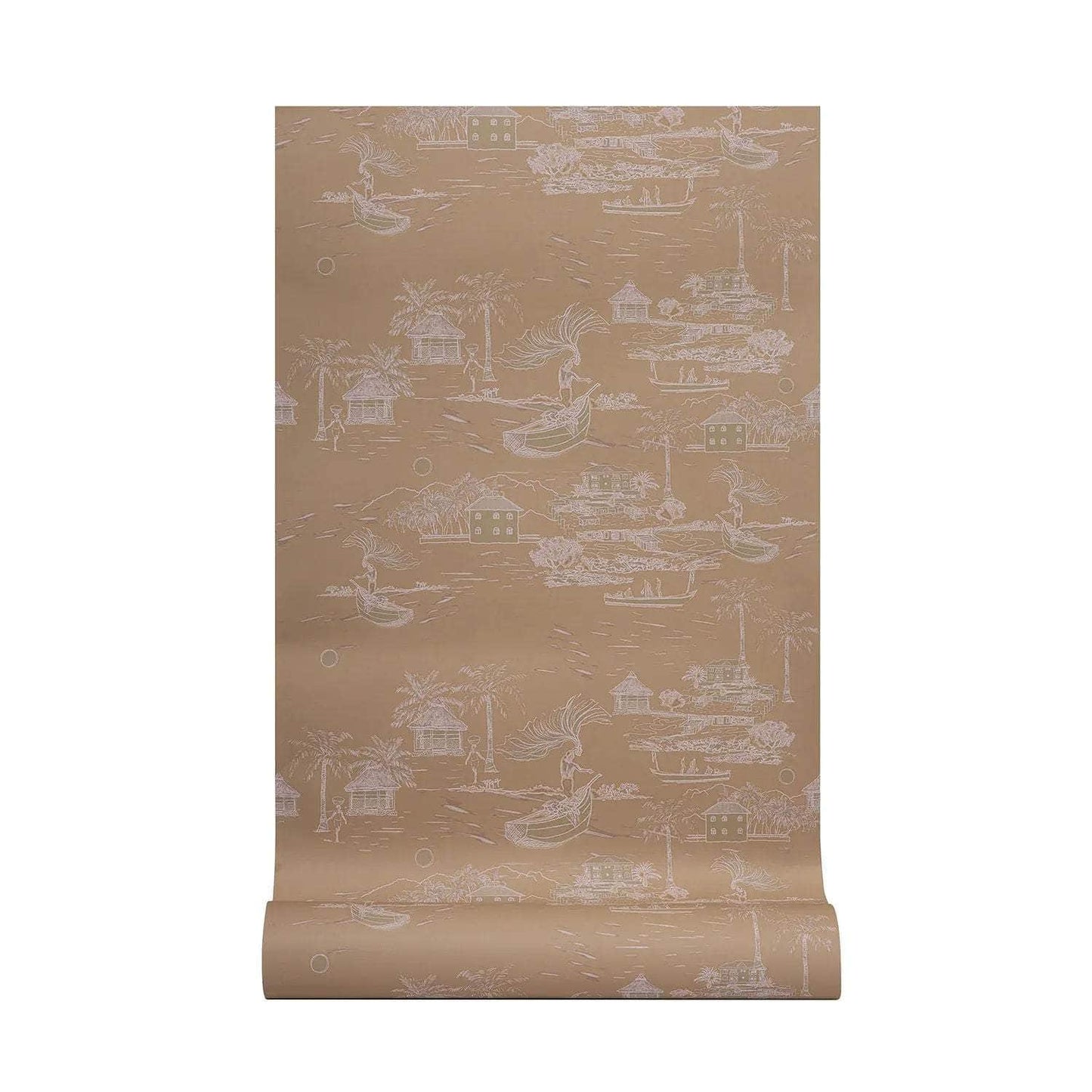 Banana Island Sand Beige Wallpaper
