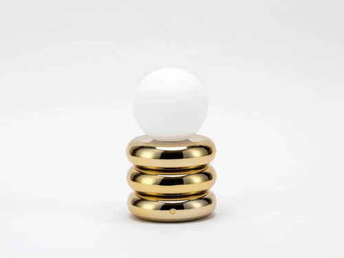 Brass rechargeable table lamp