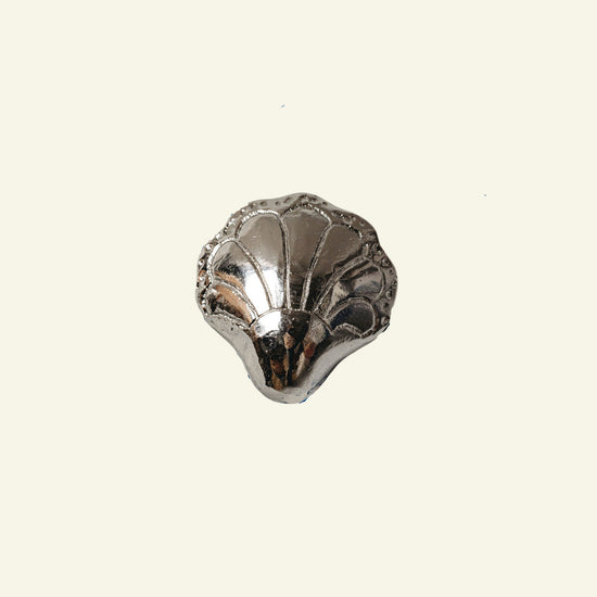 Chunky Shell Knob, Polished Chrome