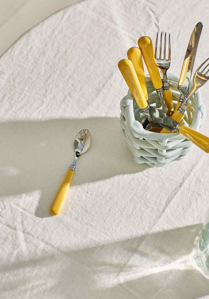 Butter Yellow Knife and Fork Set